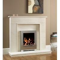 leona limestone fireplace package with gas fire