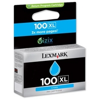 lexmark no 100xl cyan ink cartridge