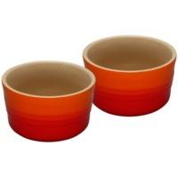 Le Creuset Stoneware Ramekin Volcanic 2 Piece Set