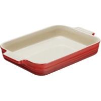 le creuset stoneware rectangular dish 32cm cerise