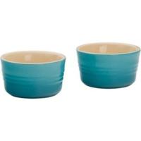 le creuset ramekins set of 2 satin blue