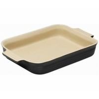 le creuset stoneware rectangular dish 32cm satin black