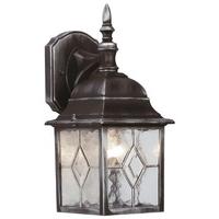 lead effect blacksilver 4 sided wall lantern s5901