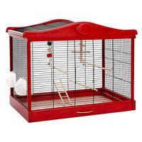 lena bird cage red 77 x 42 x 59 cm l x w x h
