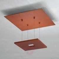 LED ceiling light Zen, rust optic