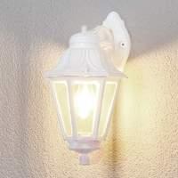 led outdoor wall light bisso anna lantern down