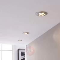 LED recessed lamps Andrej in set of three, round