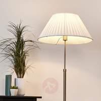 Leilan floor lamp, fabric lampshade, E27 LED