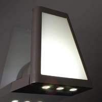 LED lantern ext. wall light - with colour filters