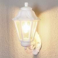 led outdoor wall light bisso anna lantern up