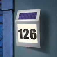 LED house number light Style with solar module