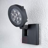 LED outdoor spotlight with 9 Power LEDs, anth