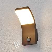 led outdoor wall light timm with motion detector