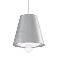 led hanging light conus 18cm grey