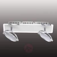 LED ceiling spot Cate, two-light