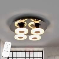 led ceiling light taisia with rgb 4 bulb