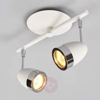 Levie - spotlight in white and chrome
