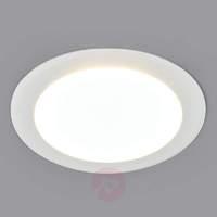 LED recessed spotlight Arian in white, 11.3 cm, 9W