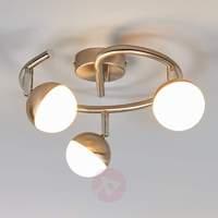 LED circular ceiling spotlight Jonne, 3-bulb