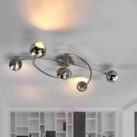 LED ceiling lamp, nickel matt
