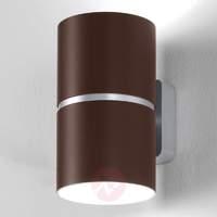 LED wall light Kone, chocolate, 35 W