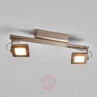 LED ceiling lamp Kena, 2-light dimmable