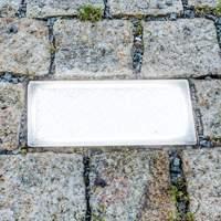 LED recessed floor light, paving stone, 20 cm
