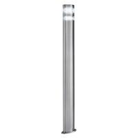 LED Outdoor Post Lamp In Satin Silver