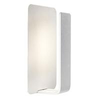 LED Wall Light Finished in White With Polycarbonate Lens