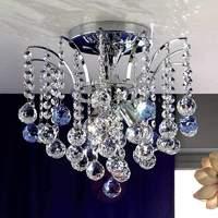 lennarda crystal ceiling light sparkling 42 cm