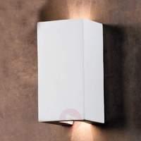 learta wall light white plaster paintable