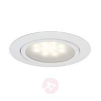 LED recessed light Skinne in 3 piece set, white