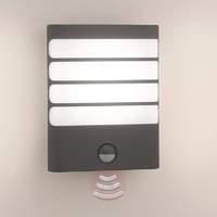 led outdoor wall light raccon w motion detector