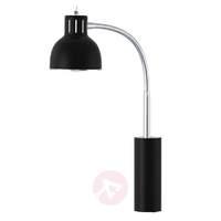 LED wall lamp Duett with switch, black