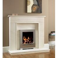 Leona Limestone Fireplace Package With Gas Fire