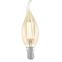 LED Vintage Filament Amber Bent Tip Candle Lamp 4 watt