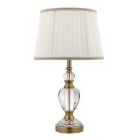 LEY4267 Leyla Table Lamp With Ivory Faux Silk Shade