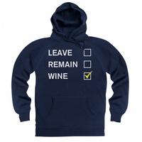 Leave Remain Wine Hoodie