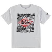 Lee Cooper Cooper London Print T Shirt Junior Boys