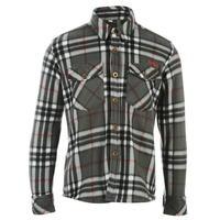 lee cooper long sleeve check shirt junior