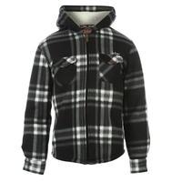 Lee Cooper Lined Hooded Shirt Junior Boys