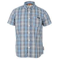 Lee Cooper Short Sleeved Checked Shirt Junior Boys