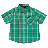 Lee Cooper Check Short Sleeve Shirt Infant Boys