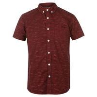 Lee Cooper Short Sleeve All Over Pattern Textile Shirt Boys