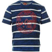 lee cooper tex all over print t shirt junior