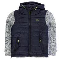 Lee Cooper Padded Knit Jacket Junior Boys