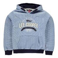 lee cooper textile aop oth hoody junior boys