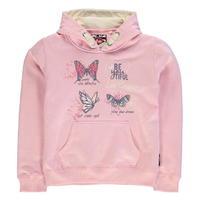 lee cooper classic over the head hoody junior girls