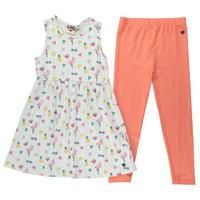 Lee Cooper Dress and Leggings Set Junior Girls