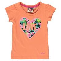 Lee Cooper Print Tshirt Infant Girls